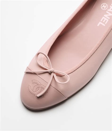 chanel pink ballet flats|chanel denim ballet flats.